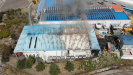 충주 원예농협 공장서 불…인명피해 없어