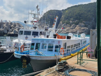 거제 해금강 유람선, 선착장 접안 중 쿵…승객 9명 다쳐