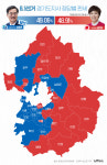 경기도지사 시군별 판세[그래픽뉴스]