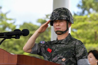 해병대1사단 제43대 임성근 사단장 취임