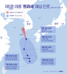 나무 쓰러지고 캠핑카 잠기고…태풍 송다 피해 곳곳서 발생