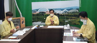 충남 김기웅 서천군수, 집중호우 대비 고삐