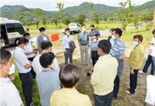 광양시의회 산건위, 백운제농촌테마공원 현장 점검