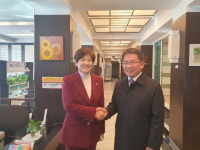 강은희 교육감 만난 김진열 군수 1면 1학교 유지해야