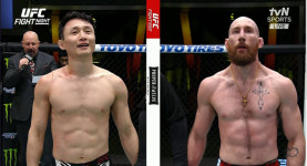 아! 감점…'韓 슈퍼 보이' 최두호, 4년 만의 UFC 복귀전 무승부