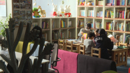 교회 간판·예배당 없는 도서관교회