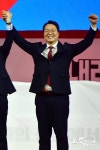 손들어 보이는 천하람 당대표 후보