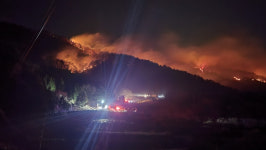 순천 별량 산불 큰 불길 잡아…12시간 만에 15ha 소실