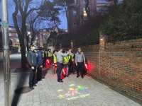 분당경찰, 어머니방범대와 여성귀갓길 합동순찰