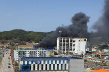 고성 DMZ복합커뮤니티센터 신축 공사현장 화재, 3명 부상