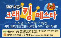 러시아산 대게·킹크랩을 반값에…동해항 크랩킹 페스타 5월 개최