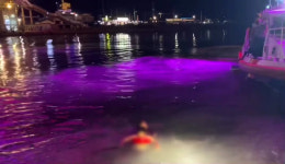 퇴근 후 해상에 빠진 익수자 발견…직접 뛰어들어 구조한 해경 구조대원