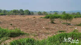 폭우 피해 입은 익산시 복구과정 발생한 쓰레기 처리난