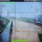 포항 칠성천 범람 위기·포항운하 수위 빠르게 올라