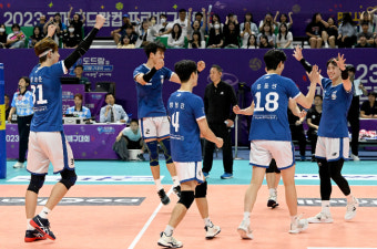 현대캐피탈, 마지막 자존심 지켰다…한국전력 꺾고 컵대회 조 3위로 마무리