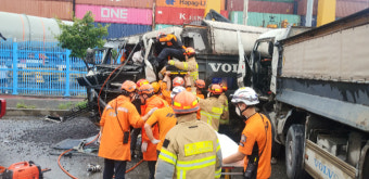 부산신항 인근 5중 충돌 사고 사망자 3명으로 늘어
