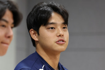 '대표팀 데뷔전부터 154km/h!' 문동주, 홈런 1위도 돌려세웠다