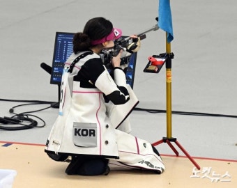 여자 50m 소총 3자세 결선 오른 배상희