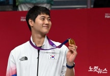 아시안게임 2관왕 달성한 오상욱