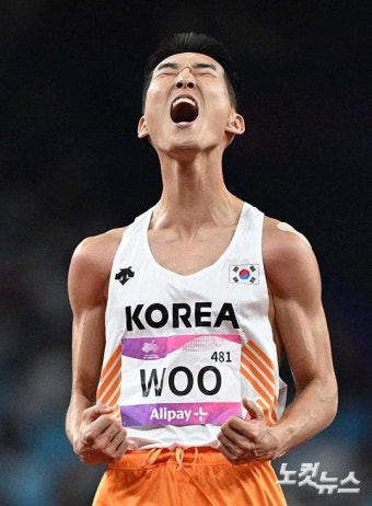 포효하는 '스마일 점퍼' 우상혁