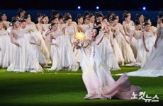 아름다운 무용수들의 폐막식 공연