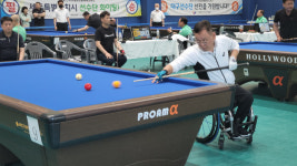 홈구장 기량 발휘, 제주에서 전국장애인당구대회 개최가 꿈