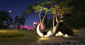 야간에 더 빛나는 동해 추암해변…밤밤곡곡 100선 선정