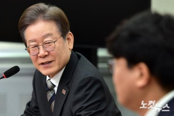 민주당 이재명 대표, 정의당 김준우 비대위원장 접견
