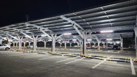 광주도시공사, 월드컵경기장 주차장 태양광 발전소 준공