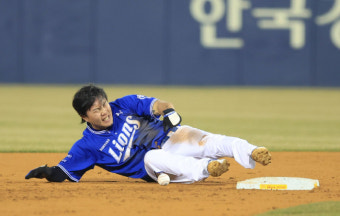 '4할5푼5리 맹타' 삼성 류지혁, 부상으로 4주 결장