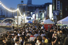 원주 우산동 우산천골목형상점가 지역 대표 명소로