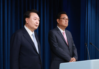 [속보]尹대통령, 신임 비서실장에 정진석 의원 임명