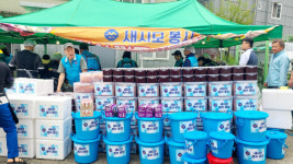 순천 새시모봉사클럽 취약계층 김치 나눔