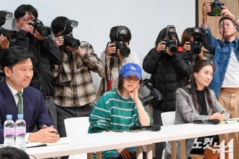 '경영권 탈취 의혹' 어도어 민희진 긴급 기자회견
