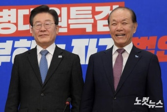 이재명 대표 찾은 황우여 비대위원장