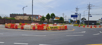 상습 정체 동해 용정삼거리 교통 개선…회전교차로 6월 준공