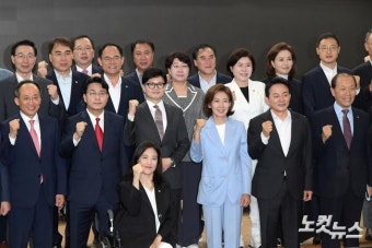 초선의원 공부모임 참석한 윤상현-한동훈-나경원-원희룡