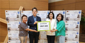 원주영강교회 시원한 여름 나세요 경로당 등에 선풍기 기탁