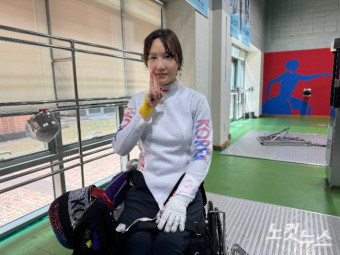 '영화계 떠나 피스트 위 주인공으로' 휠체어 펜싱 조은혜, 金빛 찌르기 도전