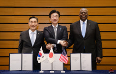 한미일 안보협력 프레임워크 체결…도쿄서 3국 국방장관 회의