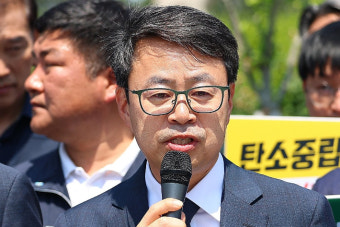 野박홍배, 금융노조 시위 중 응급실行…