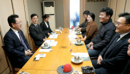 김영록 전남지사, 비상계엄여파 경제 충격속 소상공인·벤처기업 격려