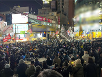 박수영 의원 사무소 앞 대규모 집회…국힘 불법 감금