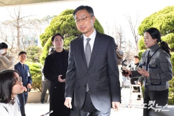 직무 복귀하는 최재해 감사원장