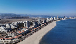 北 원산갈마관광지구 6월 개장 앞두고 교통망 확충