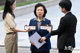 김영선 전 의원, 참고인 신분으로 검찰 출석