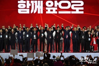 국민의힘 김문수 대선 후보 선출