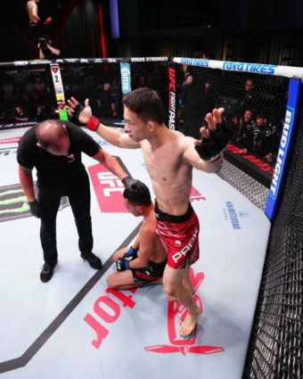 신혼여행도 미룬 박현성, UFC 복귀전에서 서브미션 승