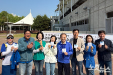 제대로 된 대통령 뽑자 강원 경제도시 원주 사전투표 열기