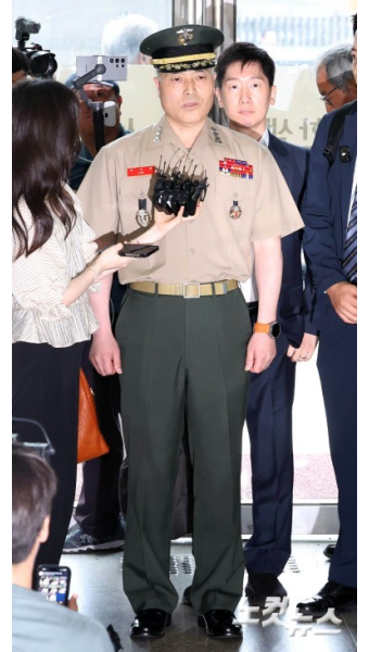 박정훈 대령, 참고인 신분 순직해병 특검 출석